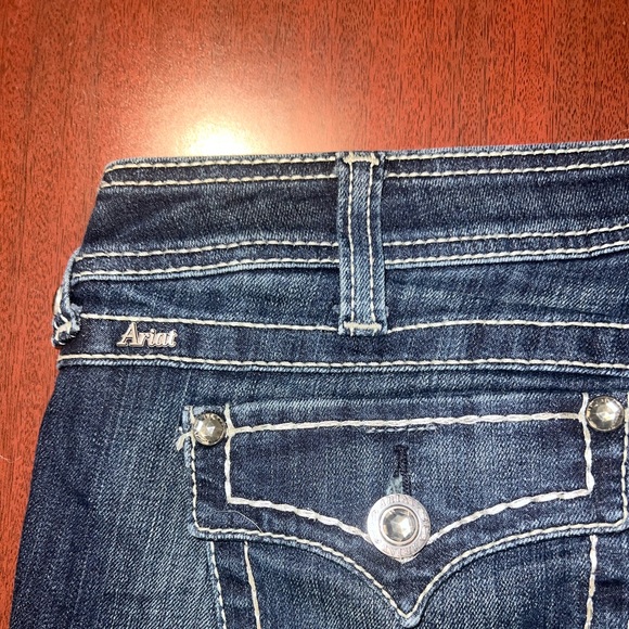 Ariat Ruby Dark Blue Flare Jeans - Picture 7 of 7